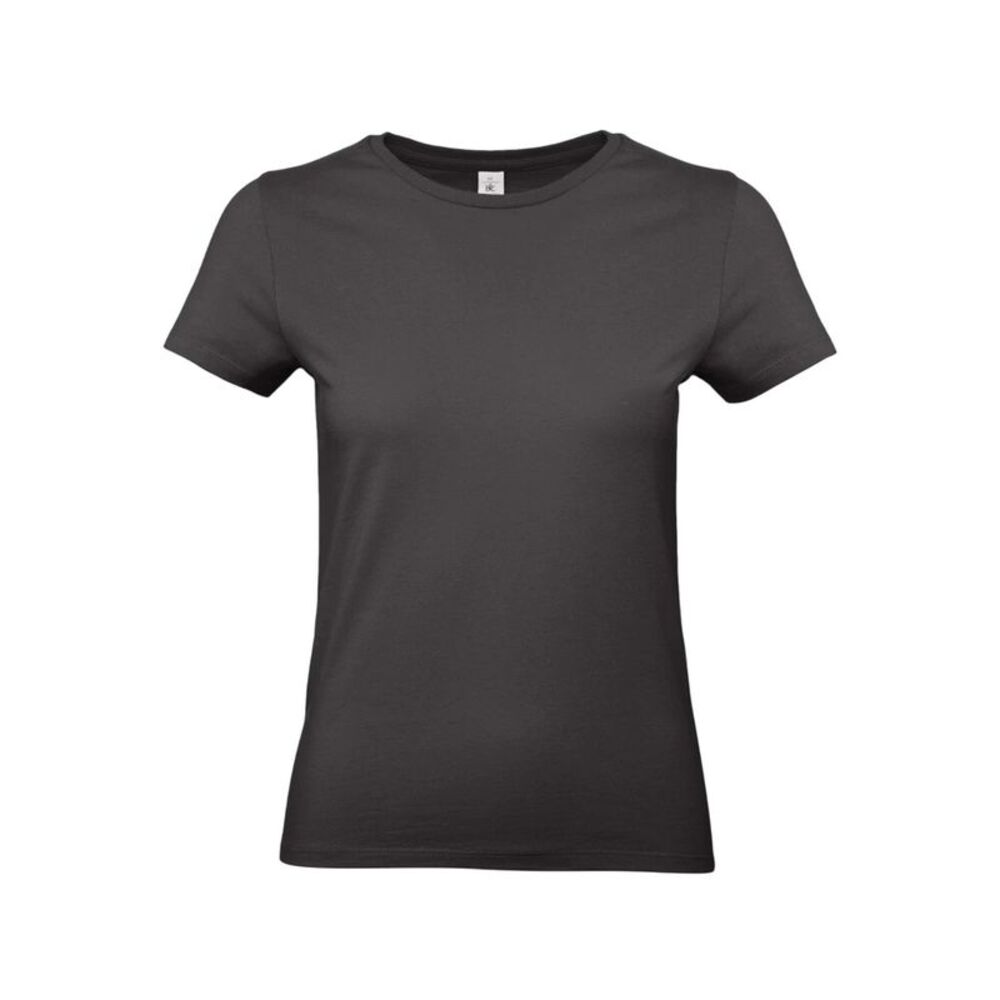 B&C Womens/Ladies E190 T-Shirt / Used Black